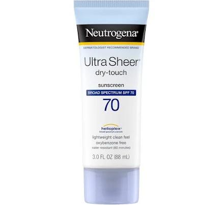 Neutrogena SPF 70 Ultra Sheer Dry Touch Sunscreen
