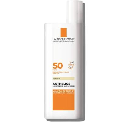 La Roche-Posay Anthelios Mineral Ultra-Light Fluid Broad Spectrum SPF 50 Face Sunscreen